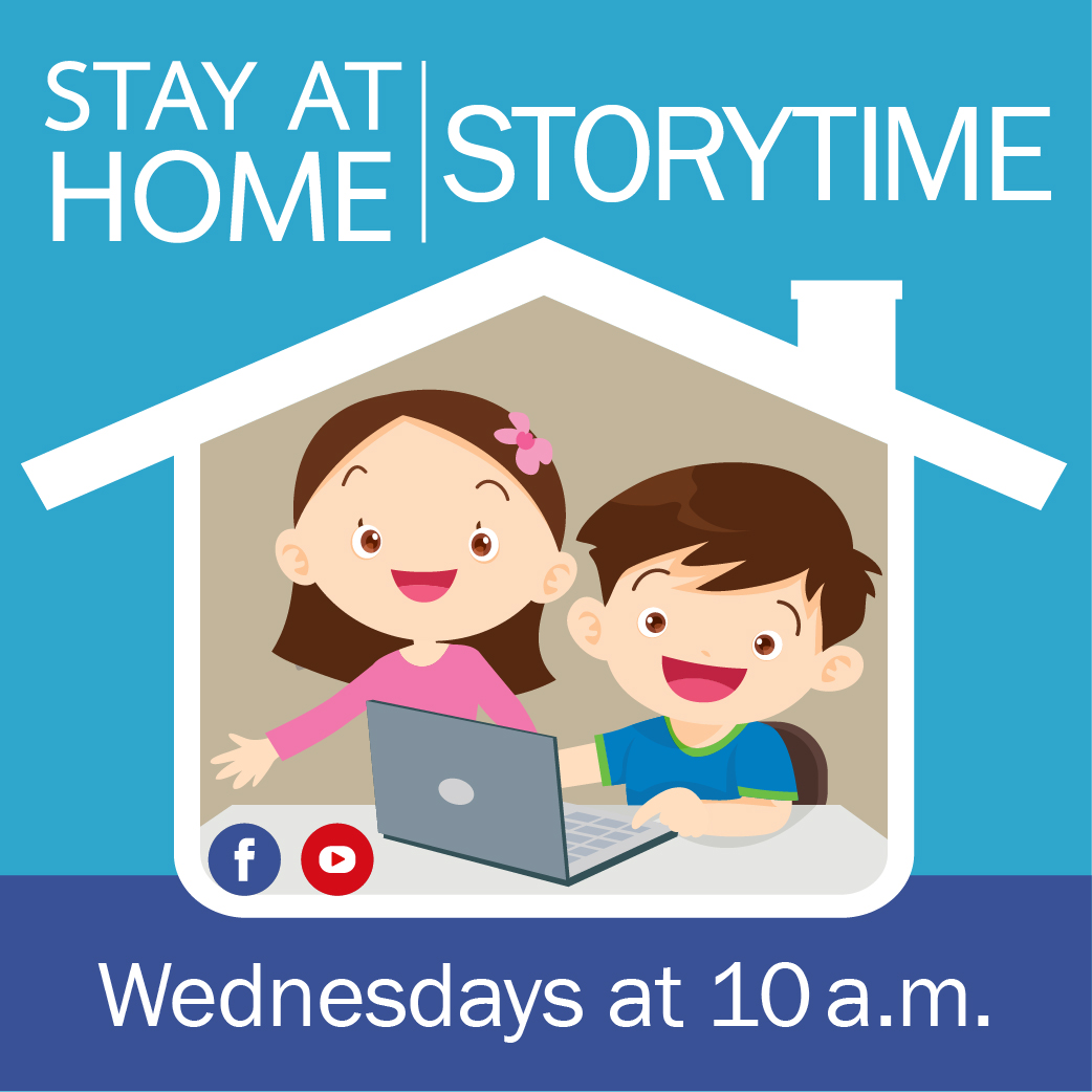 Stay At Home Storytime Graphic