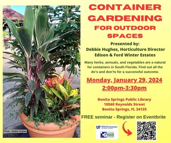 Flyer about Container Gardening