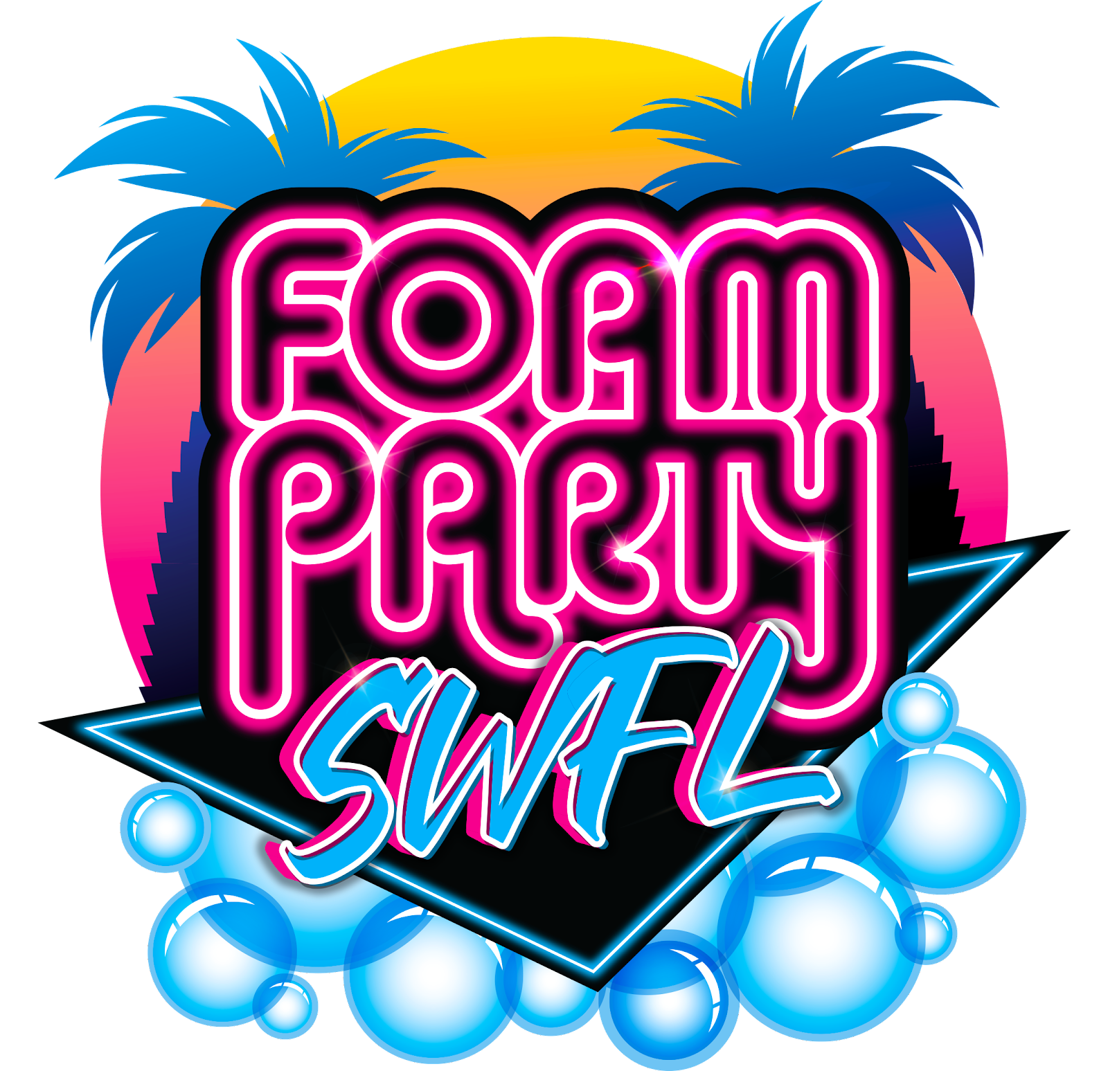 Foam Party SWFL with bubbles
