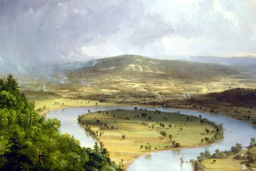 Oxbow painting by Thomas Cole