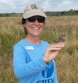 Jayne Johnston and bird