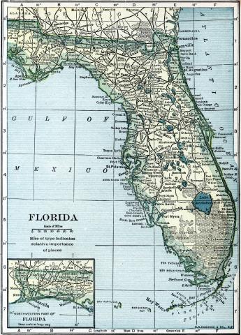 map of Florida