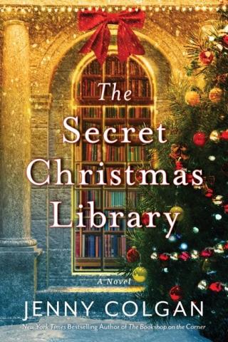 Dust cover image of The Secret Christmas Library by Jenny Colgan