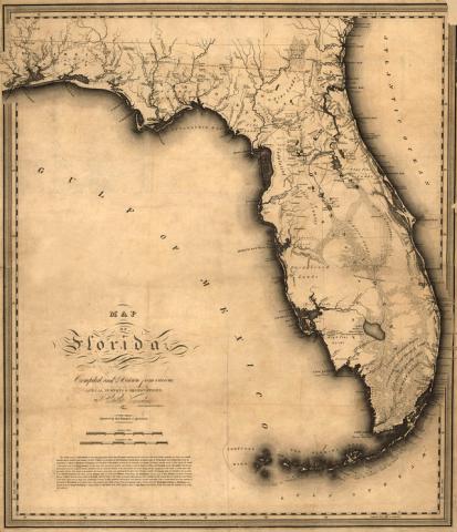 historic Florida map
