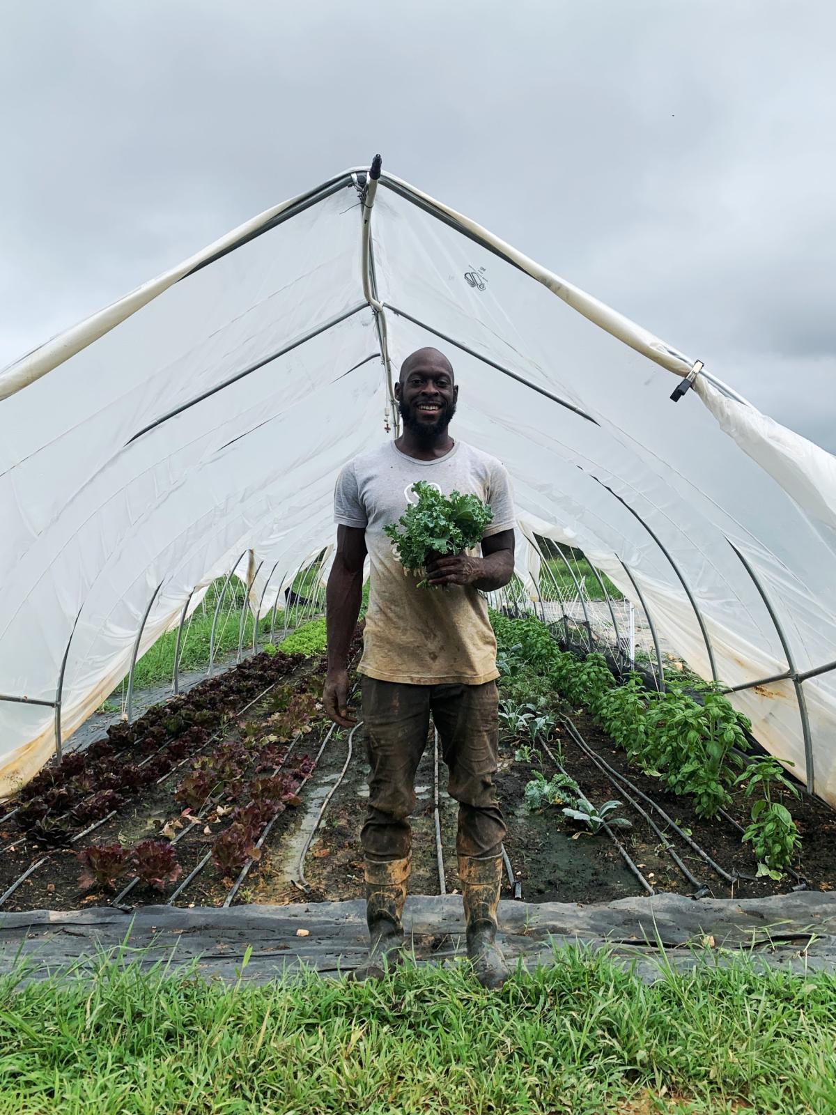 Photo of Kamal Bell and Sankofa Farms.