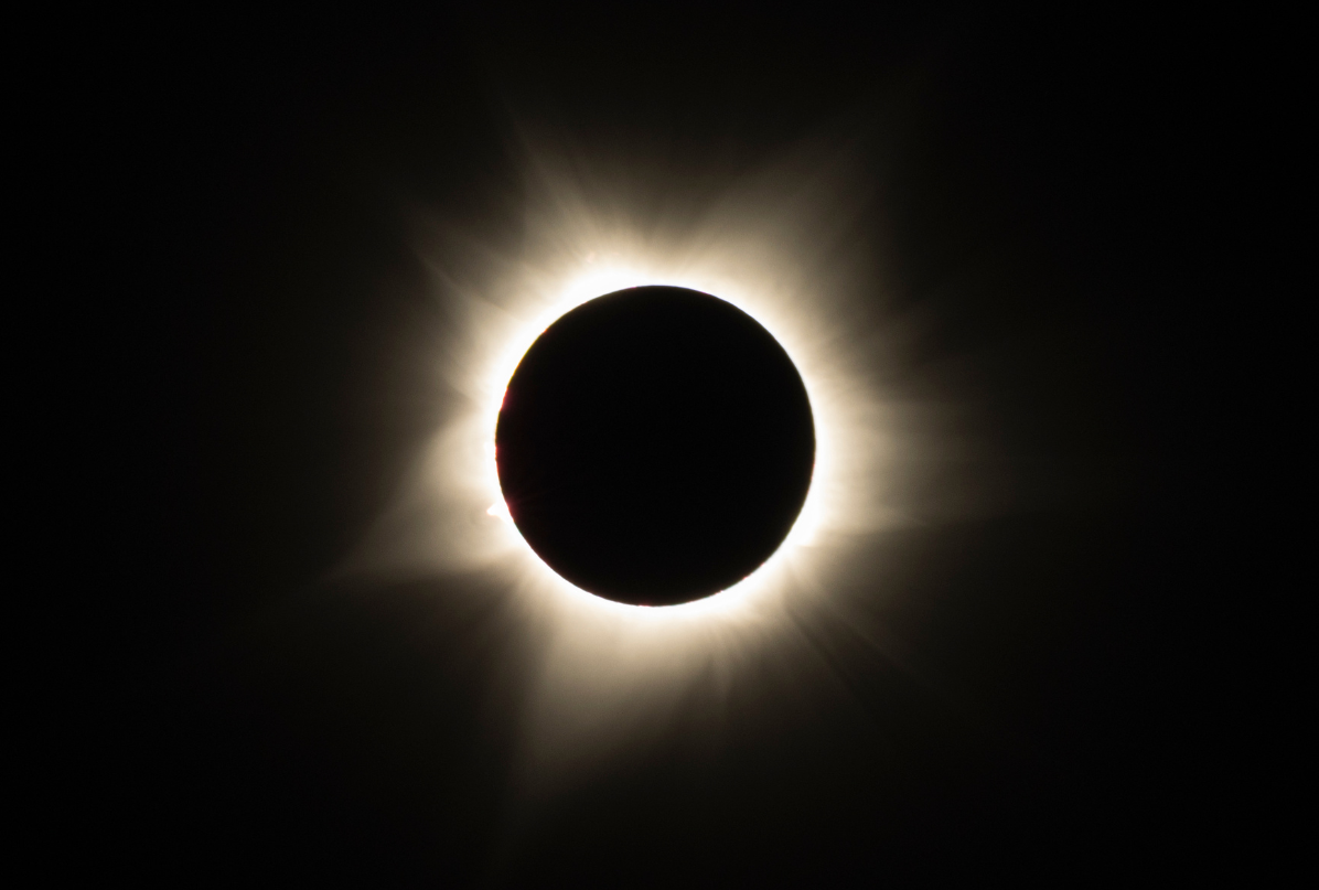 A solar eclipse