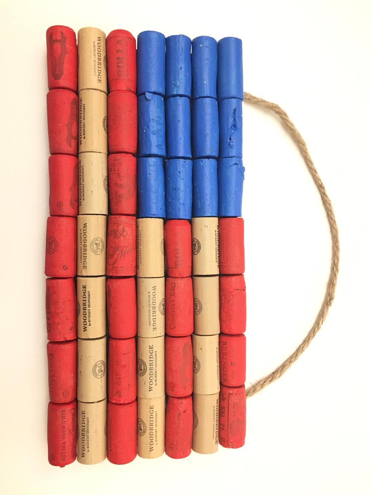 Wine Cork American Flag