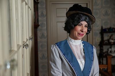 Sheryl Faye as Eleanor Roosevelt