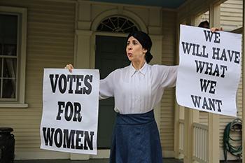 Sheryl Faye as Susan B. Anthony