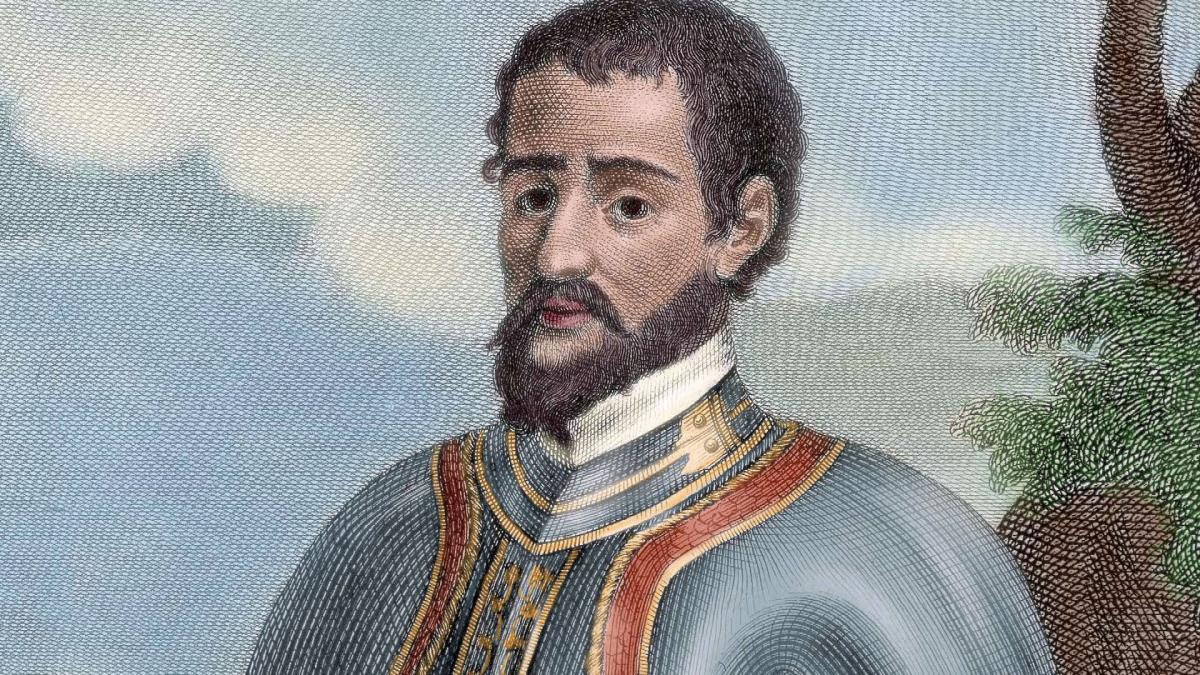 painting of Hernando de Soto