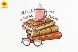 Books & Coffee -Photo Credit to Creative Fabrica