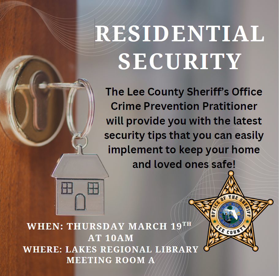 Residential Security Poster