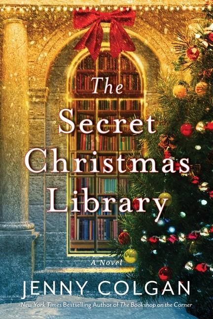 Dust cover image of The Secret Christmas Library by Jenny Colgan