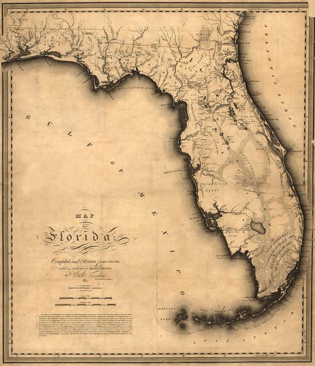 historic Florida map